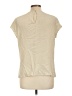 ETRO 100% Silk Ivory Short Sleeve Top Size EU (IT) 46 / US 10 - photo 2