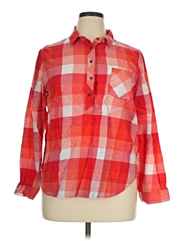 Faded Glory Long Sleeve Button-Down Shirt (view 1)