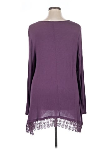 LOGO by Lori Goldstein Long Sleeve Blouse (view 2)