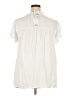 Rose + Olive 100% Rayon Ivory Short Sleeve Blouse Size 2X - photo 2