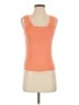 Ann Taylor 100% Silk Orange Sleeveless Top Size S - photo 1