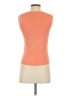 Ann Taylor 100% Silk Orange Sleeveless Top Size S - photo 2