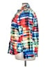 Unbranded 100% Polyester Color Block Blue Long Sleeve Blouse Size 4XL - photo 5