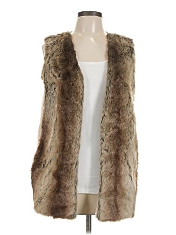 Liz Claiborne Faux Fur Vest (view 1)