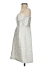 BCBGMAXAZRIA Metallic Silver Cocktail Dress Size 4 - photo 5
