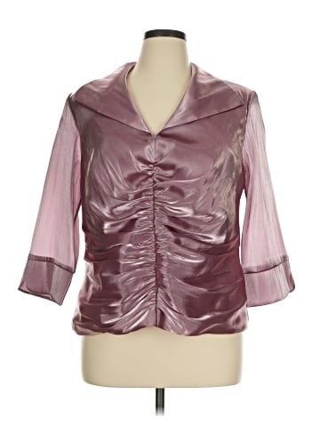 Xscape Long Sleeve Blouse (view 1)