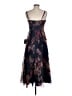 Lulus 100% Polyester Floral Blue Black Cocktail Dress Size M - photo 2
