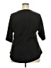 Jonathan Martin Black Short Sleeve Blouse Size 2X - photo 2