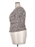 Sugarlips Silver Short Sleeve Top Size 2X - photo 5