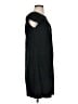 Mossimo Solid Black Casual Dress Size S - photo 4