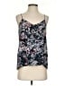 Willi Smith 100% Polyester Black Blue Sleeveless Blouse Size S - photo 1