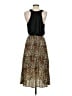 Everly Animal Print Brown Black Cocktail Dress Size S (estimated) - photo 2