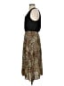 Everly Animal Print Brown Black Cocktail Dress Size S (estimated) - photo 5