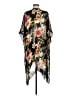 One 100% Rayon Black Kimono One size - photo 2