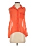 Timing 100% Polyester Orange Sleeveless Blouse Size S - photo 1
