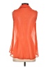 Timing 100% Polyester Orange Sleeveless Blouse Size S - photo 2
