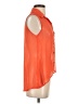 Timing 100% Polyester Orange Sleeveless Blouse Size S - photo 4