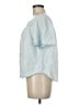 Universal Thread 100% Lyocell Blue Short Sleeve Blouse Size M - photo 5