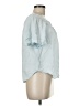 Universal Thread 100% Lyocell Blue Short Sleeve Blouse Size M - photo 4