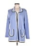 misook 100% Acrylic Blue Cardigan Size M - photo 1