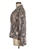 Elan 100% Polyester Paisley Gray Long Sleeve Blouse Size M - photo 5