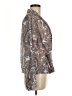 Elan 100% Polyester Paisley Gray Long Sleeve Blouse Size M - photo 4