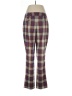 Lands' End Plaid Brown Casual Pants Size 12 - photo 2