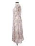 Gap 100% Polyester Print Multi Color Ivory Casual Dress Size 2 Petite - photo 5