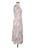 Gap 100% Polyester Print Multi Color Ivory Casual Dress Size 2 Petite - photo 4