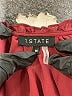 1.State 100% Polyester Burgundy Short Sleeve Blouse Size M - photo 7