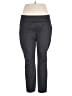 dalia Solid Gray Active Pants Size XL - photo 1