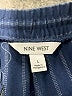 Nine West Stripes Blue Casual Pants Size L - photo 7