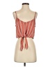 Forever 21 100% Polyester Orange Sleeveless Blouse Size S - photo 1