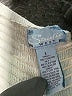 Studio West 100% Rayon Tie-dye Gray 3/4 Sleeve Blouse Size L - photo 7