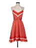 Express Stripes Orange Casual Dress Size XS - photo 1