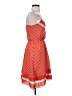 Express Stripes Orange Casual Dress Size XS - photo 4