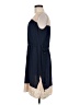 Zara Basic Solid Blue Casual Dress Size M - photo 5