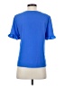 CeCe Blue Short Sleeve Blouse Size XS - photo 2