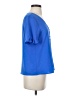 CeCe Blue Short Sleeve Blouse Size XS - photo 4