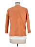 Sigrid Olsen 100% Leather Orange Kimono Size M - photo 2