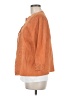 Sigrid Olsen 100% Leather Orange Kimono Size M - photo 5