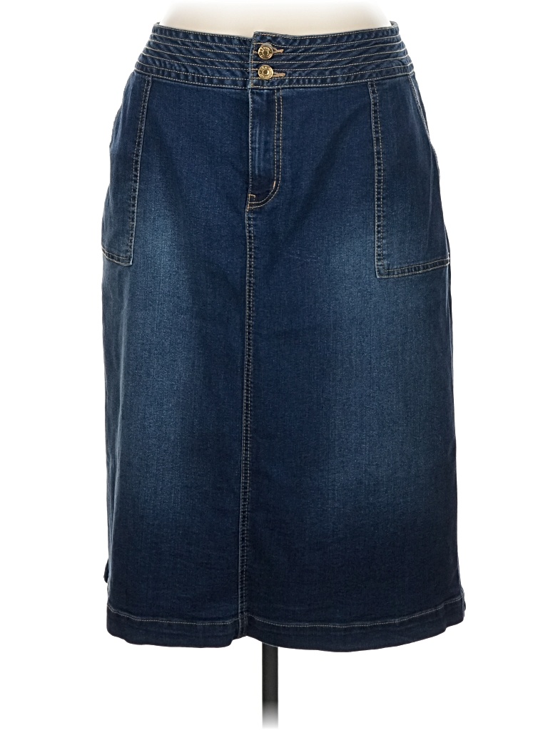 Pre-owned C Established 1946 Denim Skirt In Blue