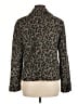 Ann Taylor LOFT Animal Print Gray Blazer Size M - photo 2