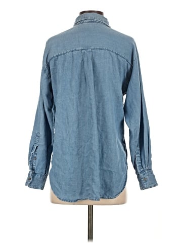 Ann Taylor LOFT Long Sleeve Button-Down Shirt (view 2)