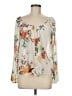 American Rag Cie Ivory Long Sleeve Blouse Size M - photo 1