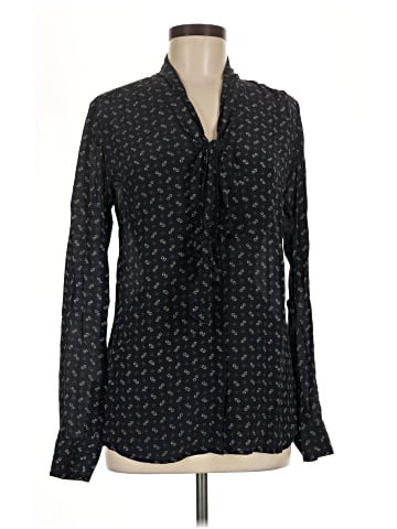 Banana Republic Long Sleeve Silk Top (view 1)