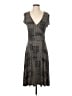 Covington Houndstooth Gray Casual Dress Size S - photo 1