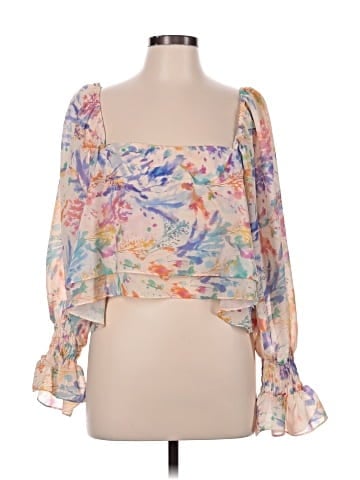 Amanda Uprichard 3/4 Sleeve Blouse (view 1)