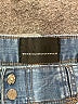 White House Black Market Chevron-herringbone Blue Jeans Size 10 - photo 7