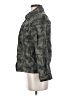 Nicole Miller 100% Cotton Camo Green Jacket Size S - photo 5